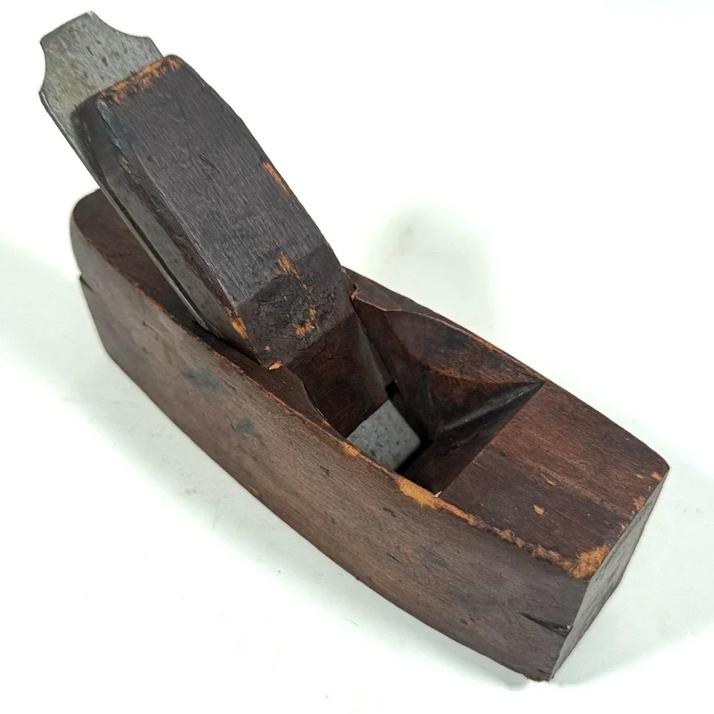 Antique Vintage Wooden Plane‎ Mathieson & Son – James River Works Steel Iron